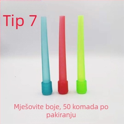 Jednokratni usnik za šisha – produženi plastični usnik, jednokratna upotreba, kutija 10 000 komada, Podrijetlo: Jinhua, Zhejiang