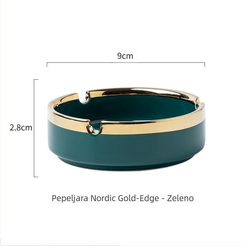 Keramički pepeljara nordijskog stila Jingkui – dekoracija, skupljanje, pohranjivanje; moguć ispis logotipa