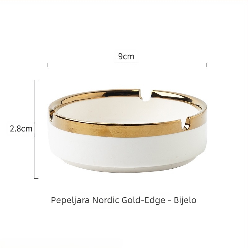 Keramički pepeljara nordijskog stila Jingkui – dekoracija, skupljanje, pohranjivanje; moguć ispis logotipa