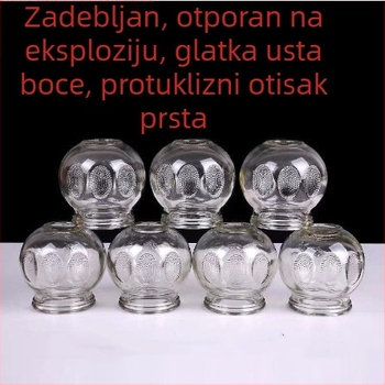 YY Stakleni set vakuumske kupke za kućnu upotrebu – stakleni alati za vakuumsko kupanje, visoko bijelo staklo, porijeklo: Xuzhou, Jiangsu