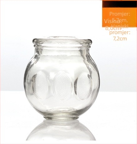 YY Stakleni set vakuumske kupke za kućnu upotrebu – stakleni alati za vakuumsko kupanje, visoko bijelo staklo, porijeklo: Xuzhou, Jiangsu