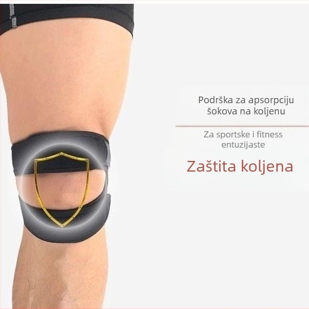 Neopren patelarna traka za koljeno – prozračna, ublažavanje udara, za trcanje i kosarku