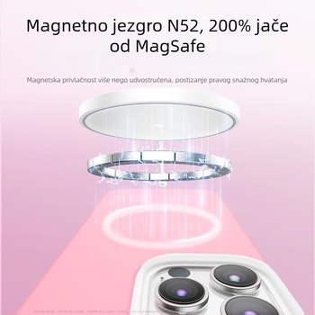 Kryt za iPhone 14 Pro / Pro Max — tekući silikon, magnetski dizajn, zaštita od pada, prenosni luksuz