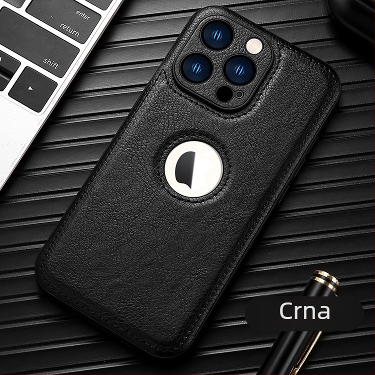 Okvirno kućište od umjetne kože, puna zaštita, otpornost na pad za iPhone 11–14 Pro/Pro Max
