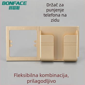 Bonface zidni držač za telefon, Model 101, od plastike (Značka: Bonface; Model: 101; Materijal: Plastika; Kompatibilno sa: Drugo)