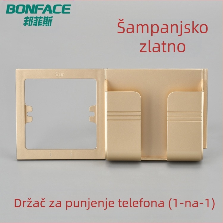 Bonface zidni držač za telefon, Model 101, od plastike (Značka: Bonface; Model: 101; Materijal: Plastika; Kompatibilno sa: Drugo)