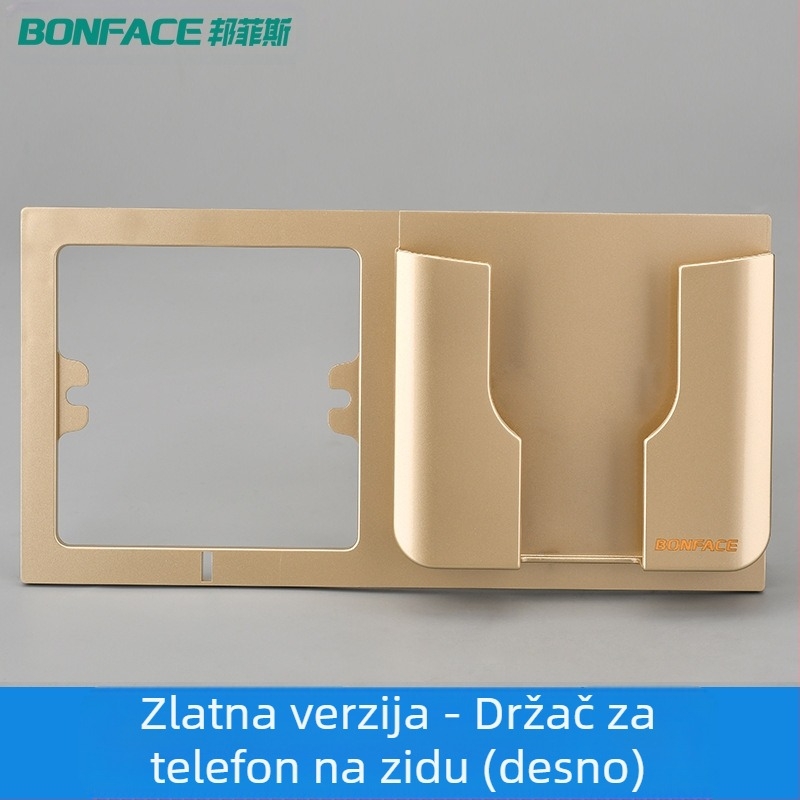 Bonface zidni držač za telefon, Model 101, od plastike (Značka: Bonface; Model: 101; Materijal: Plastika; Kompatibilno sa: Drugo)