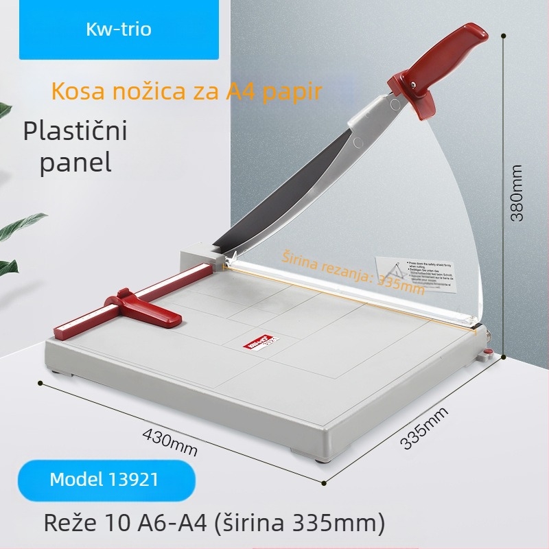 Teški giljotinski rezač papira, model 13036, maksimalni format reza A3, materijal: metal, namjena: rezanje, marka Can be excellent
