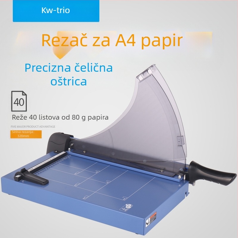Teški giljotinski rezač papira, model 13036, maksimalni format reza A3, materijal: metal, namjena: rezanje, marka Can be excellent