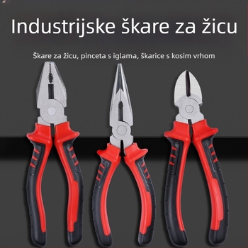 Zaključavajuće kliješta za žicu, višenamjenske kliješta, industrijska čvrstoća, duljina čeljusti 40, promjer rezanja 30