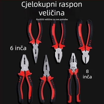 Zaključavajuće kliješta za žicu, višenamjenske kliješta, industrijska čvrstoća, duljina čeljusti 40, promjer rezanja 30