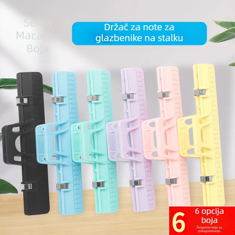 GMC-300 ABS klip za vježbanje klavira; držač za bilješke; materijali: ABS plast i visokokvalitetno opružno čeliko; pogodno za glazbene instrumente; licencirano privatno označavanje