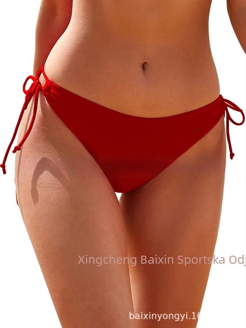 Ženski bikini gaćice s vezicama na obje strane - 80% najlon, podstava najlon, za plivanje
