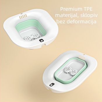 Sklopivi električni bide s masažnom kadom za stopala, za hemoroide, ženski zdravstveni namijen, postporođajna irigacija