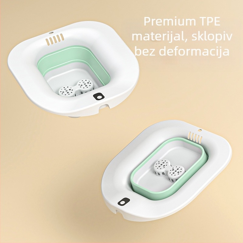 Sklopivi električni bide s masažnom kadom za stopala, za hemoroide, ženski zdravstveni namijen, postporođajna irigacija