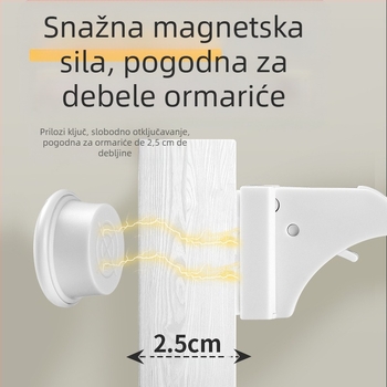 Brava za ladicu – model z-drawer lock, ABS materijal, za ladice, moderno i jednostavno, Levy Poetry