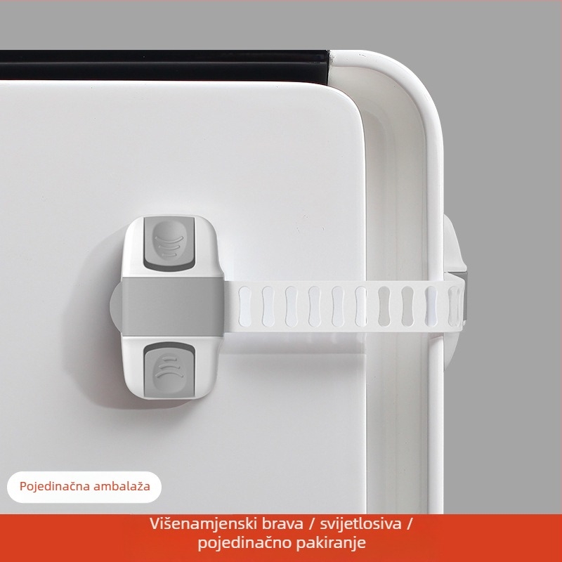 Dječji sigurnosni zasun za ormariće, vrata, ladice i hladnjak – zaštita od zapinjanja prstiju, marka Yumman's sincerity