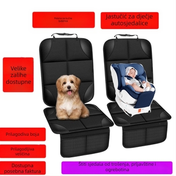 Zaštitna podloška za sjedalo automobila s protukliznom i otpornošću na habanje, sve sezone; materijali: Oxford tkanina, pearl cotton, kožna protuklizna mreža; prilagođeni logo; marka JF
