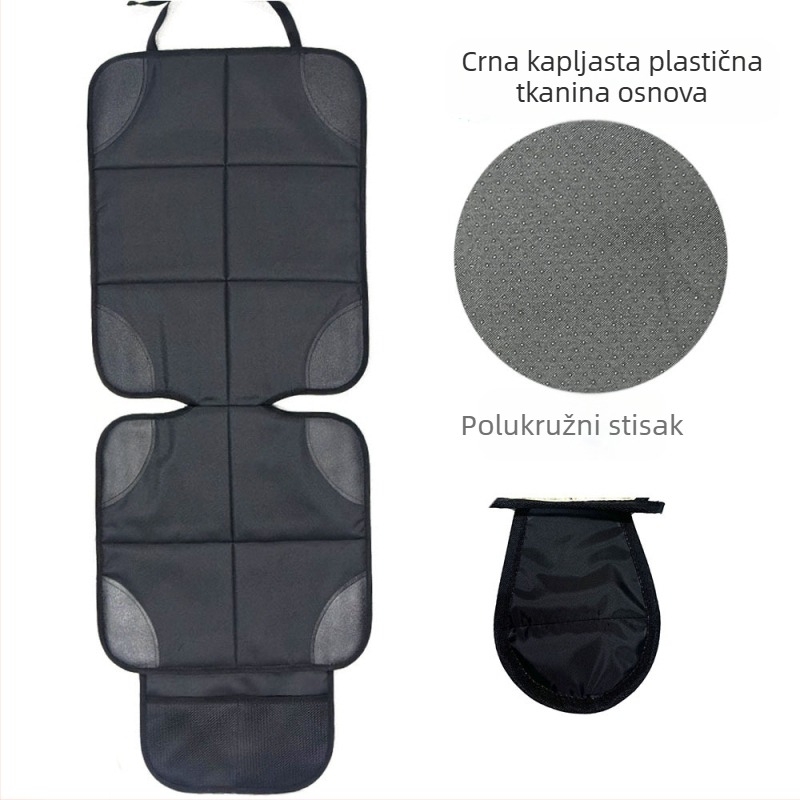 Zaštitna podloška za sjedalo automobila s protukliznom i otpornošću na habanje, sve sezone; materijali: Oxford tkanina, pearl cotton, kožna protuklizna mreža; prilagođeni logo; marka JF