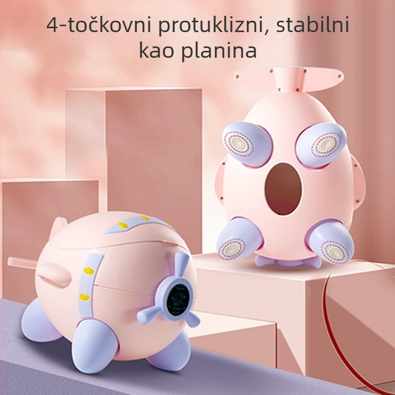 Dječji toalet za treniranje s dizajnom zrakoplova, PP+PU, zasebno pakiranje, licencirana privatna marka