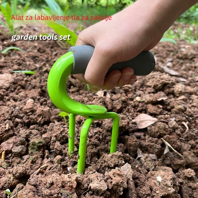 Čelična vilica za razrjeđivanje tla, marka GRANPA, model BD-ST001, podrijetlo Zhejiang, poljoprivreda