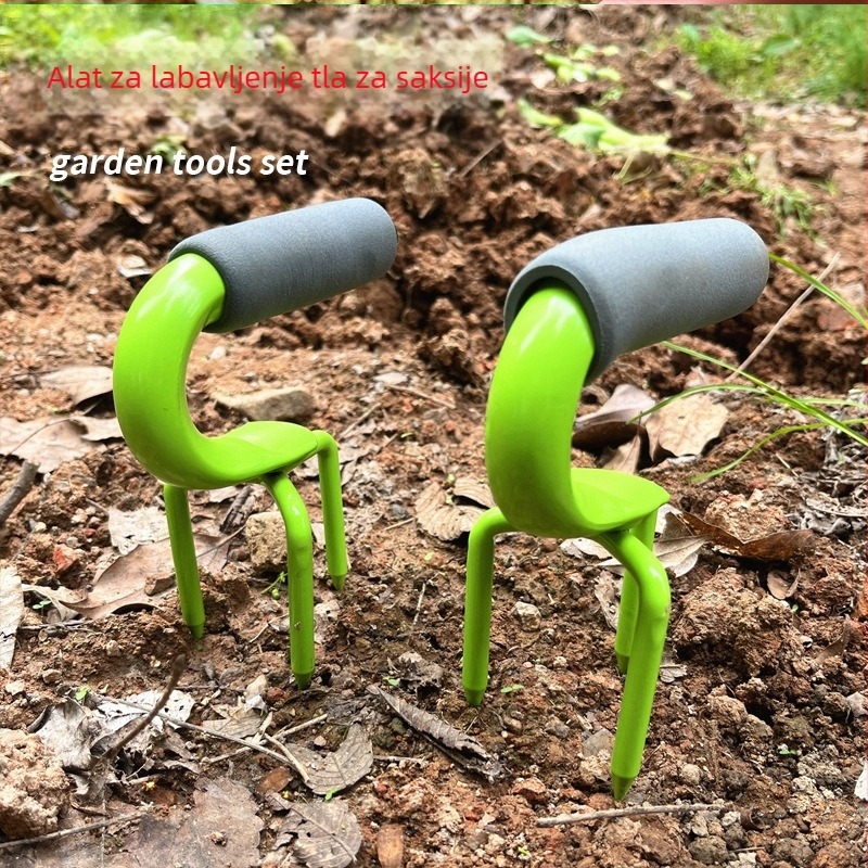 Čelična vilica za razrjeđivanje tla, marka GRANPA, model BD-ST001, podrijetlo Zhejiang, poljoprivreda