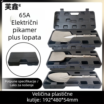 65A Električni pik s proširenom glavom lopate i debelim oštricom — šesterokutna drška, Fu Xin