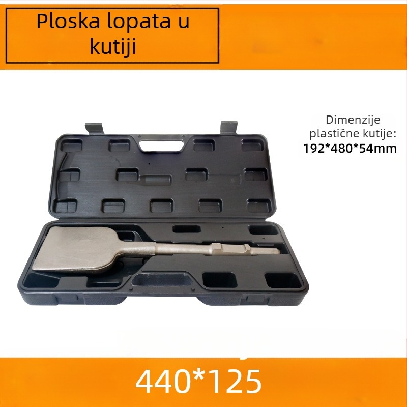 65A Električni pik s proširenom glavom lopate i debelim oštricom — šesterokutna drška, Fu Xin