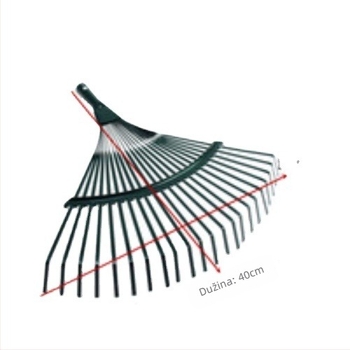 Sklopiva čelična žična grabljica za lišće za vrt i kućnu uporabu