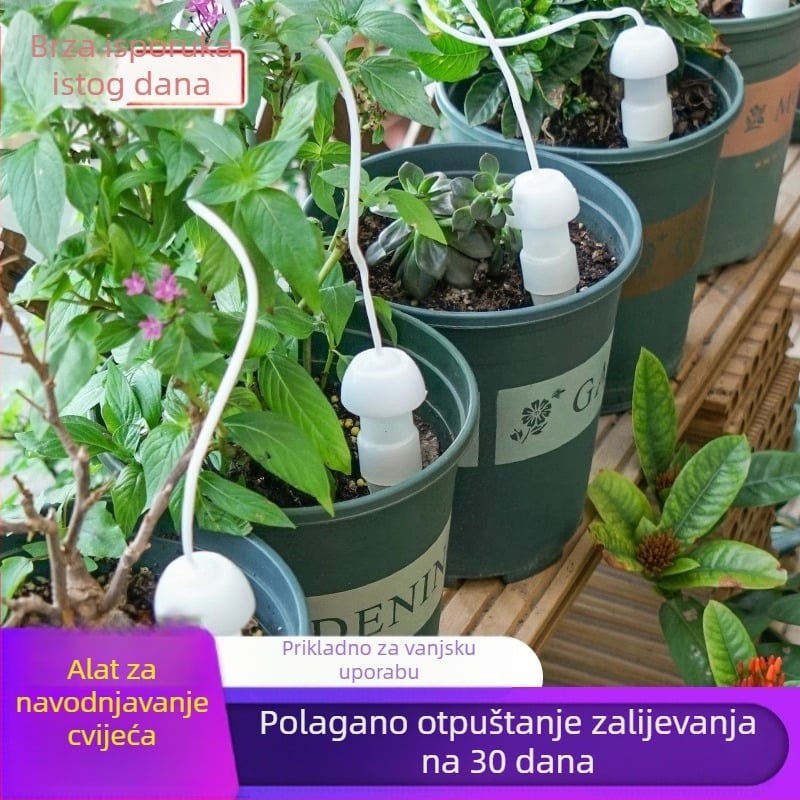 Uređaj za kapanje navodnjavanje – vodovodna traka; Značka: Morning flowers pick up at dusk; Nije uvezeno