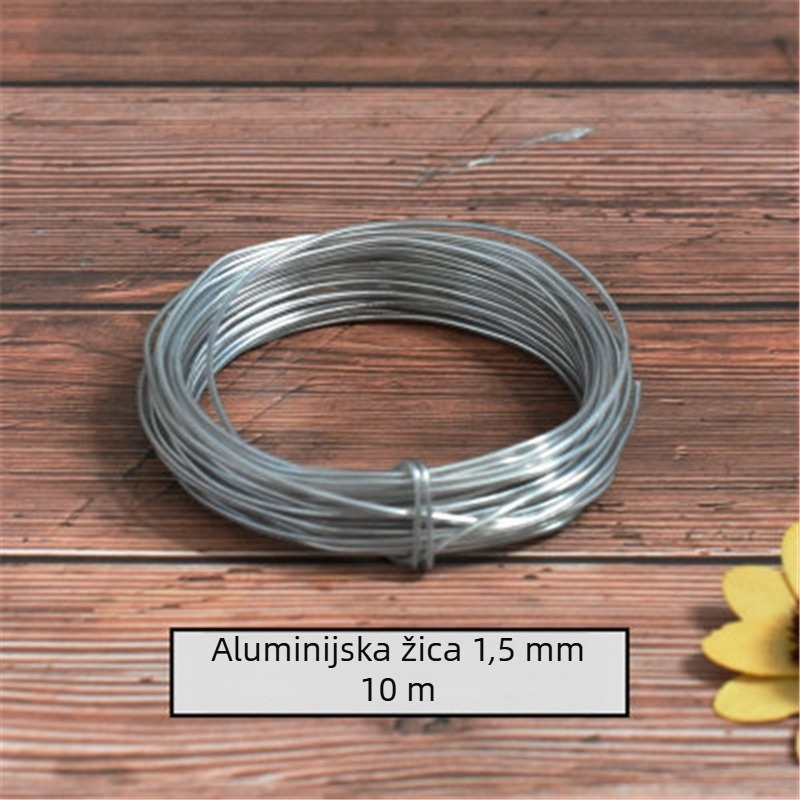 Žica za oblikovanje obruba šešira — bakrena i aluminijska žica, ručna izrada, DIY materijal