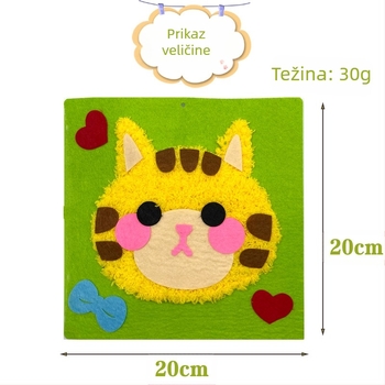 DIY paket materijala za djecu – netkani tekstil; razvija vid i kognitivni razvoj te finu motoriku; pogodno za uzrast 7–14 godina