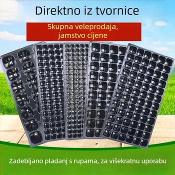 Tava za rasad povrća: celer, korijander, riža – razne veličine, debeli bočni zidovi, ravna vrtna tava