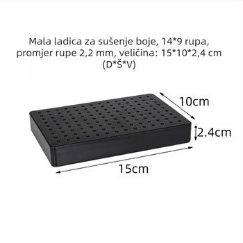Fleksibilni set klipova za bojanje modela s postoljem i metalnom fleksibilnom šipkom (Materijal: Metalna fleksibilna šipka; Podrijetlo: Domaće; Marka: POKE; Pakiranje: Drugo; Gumeni premaz: Spojnica i završeci)