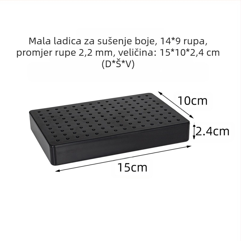 Fleksibilni set klipova za bojanje modela s postoljem i metalnom fleksibilnom šipkom (Materijal: Metalna fleksibilna šipka; Podrijetlo: Domaće; Marka: POKE; Pakiranje: Drugo; Gumeni premaz: Spojnica i završeci)
