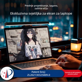 LED lampica za objes na zaslon uz USB napajanje, dodirno podešavanje svjetla, zaštita očiju, inteligentno upravljanje, asimetričan izvor svjetla
