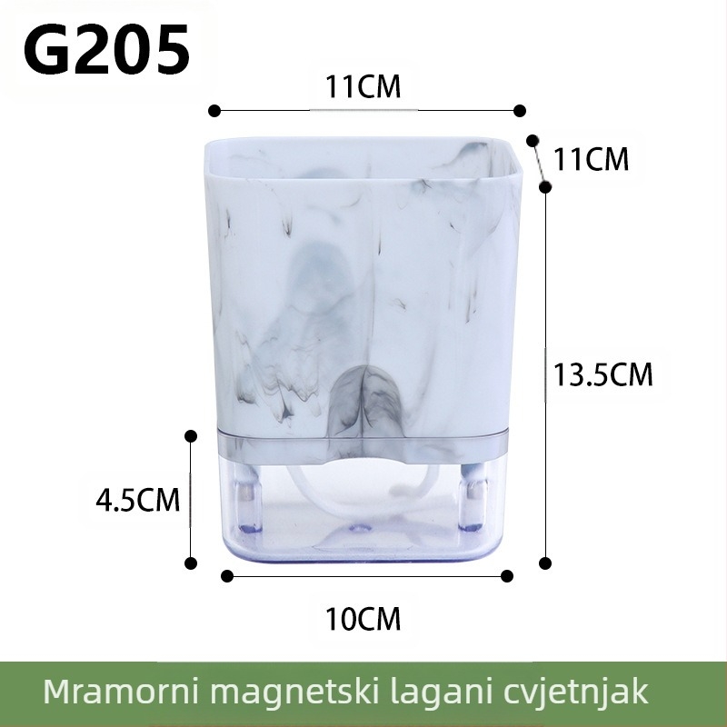 Oulinze posuda za cvijeće – plastična, prozirna, samo-zalijevanje vode, otporna na koroziju, za stolno ili pod