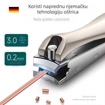 Klešta za nokte - Prijenosna, Anti-Splash, Ugljeni čelik, Za tvrde nokte