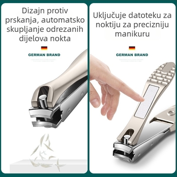 Klešta za nokte - Prijenosna, Anti-Splash, Ugljeni čelik, Za tvrde nokte