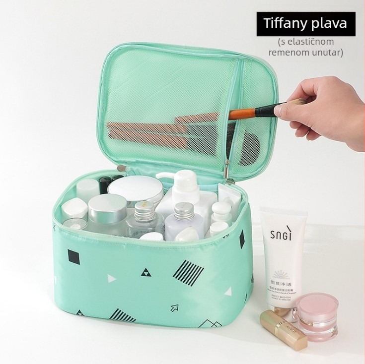 Makeup torbica, sklopna, vodootporna, prijenosna za putovanja, Korean-Ins stil, torbica za kozmetiku