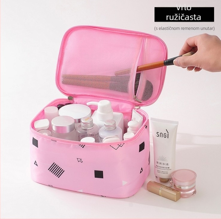 Makeup torbica, sklopna, vodootporna, prijenosna za putovanja, Korean-Ins stil, torbica za kozmetiku