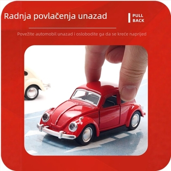 Legirani automobilski model igračka, statični klasični automobil, upravljanje snagom, OEM prilagodba logotipa, uzrast 7–14 godina