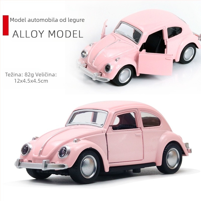 Legirani automobilski model igračka, statični klasični automobil, upravljanje snagom, OEM prilagodba logotipa, uzrast 7–14 godina