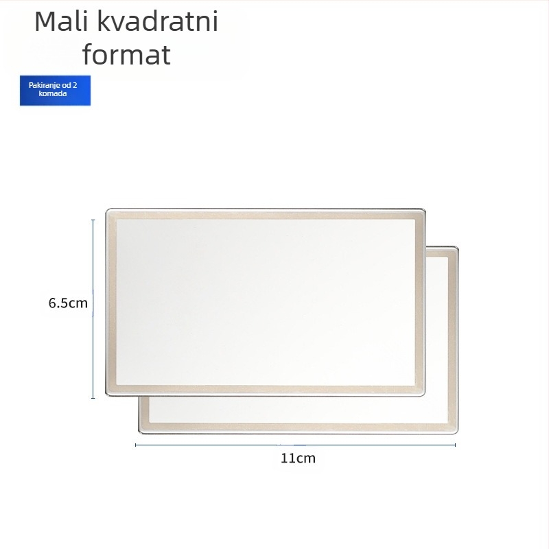 Kozmetičko auto ogledalo – Runner (ljepljiva montaža, univerzalna kompatibilnost, minimalisticki stil)