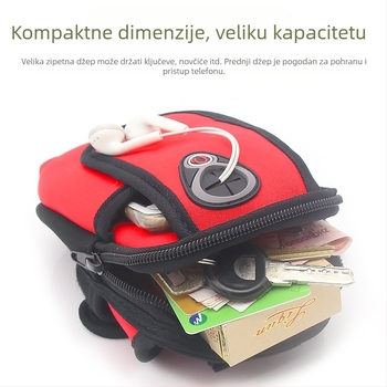 Shi Xin unisex torbica za nadlakticu za trčanje na otvorenom - vodootporna, ultralagana, prozračna, protiv krađe