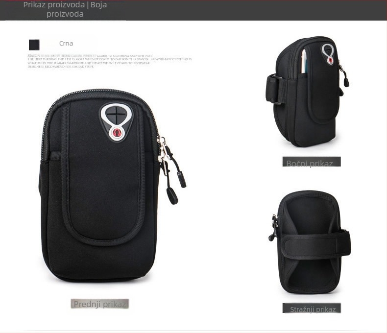 Shi Xin unisex torbica za nadlakticu za trčanje na otvorenom - vodootporna, ultralagana, prozračna, protiv krađe