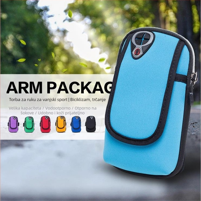 Shi Xin unisex torbica za nadlakticu za trčanje na otvorenom - vodootporna, ultralagana, prozračna, protiv krađe