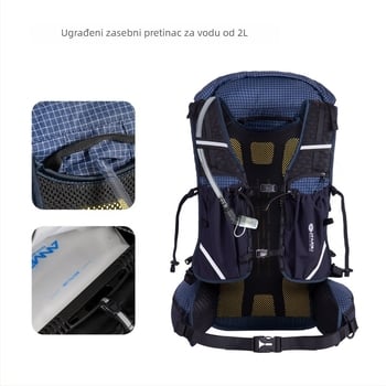 ANMEILU Ruksak za planinarenje Unisex, najlon, 30L kapaciteta, stražnji panel s fiziološkom zakrivljenošću, podstava od poliestera, za outdoor