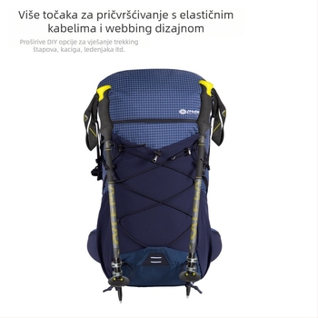 ANMEILU Ruksak za planinarenje Unisex, najlon, 30L kapaciteta, stražnji panel s fiziološkom zakrivljenošću, podstava od poliestera, za outdoor