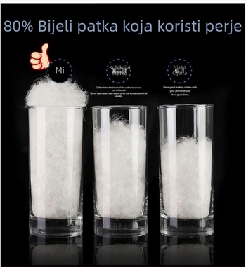 Jakna s bijelim patkim perjem; napunjenost 550; debela; korejski stil; kamuflažni tisk